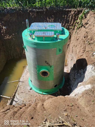 济南平阴一体化雨水泵站安装完成!